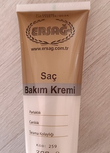 Ersağ saç bakım kremi