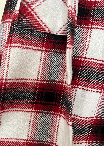 Düğmeli Kırmızı Ekose Cocuk Gömlek - Görsel 3