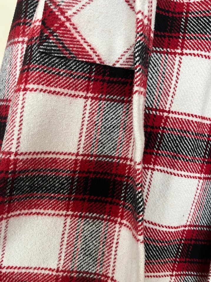 Düğmeli Kırmızı Ekose Cocuk Gömlek - Görsel 3