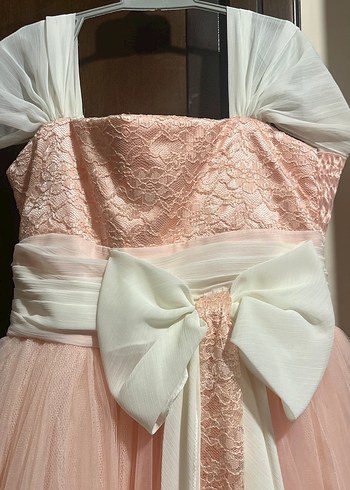 Pembe Kız Çocuk Elbise - Görsel 4