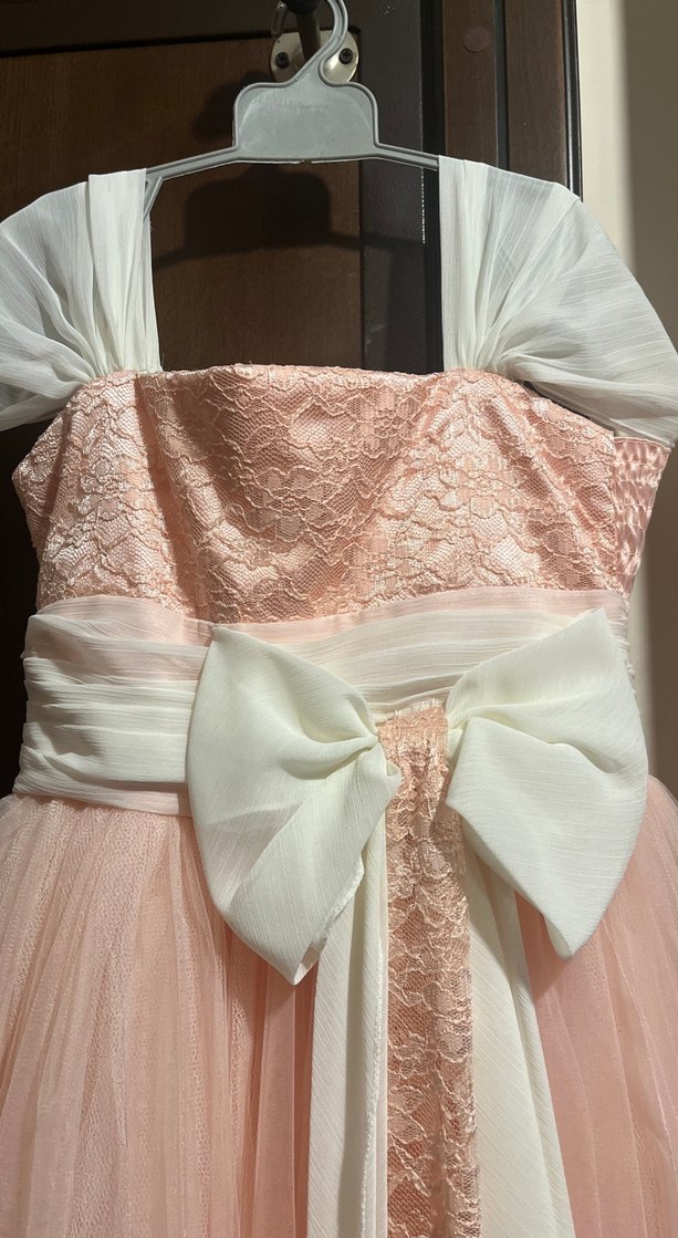 Pembe Kız Çocuk Elbise - Görsel 4