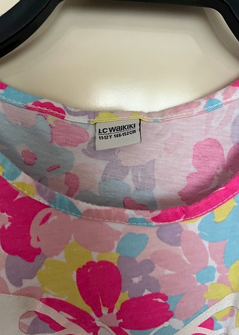 Kız Çocuk Çok Renkli Piliseli Elbise - Görsel 4