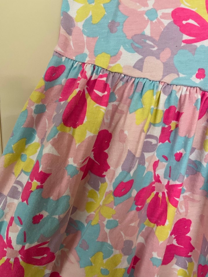 Kız Çocuk Çok Renkli Piliseli Elbise - Görsel 3