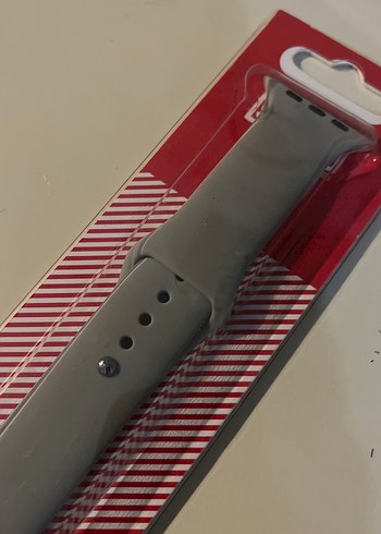 Gri ve Bordo Saat Kordonu 49/45/44/42mm - Görsel 2