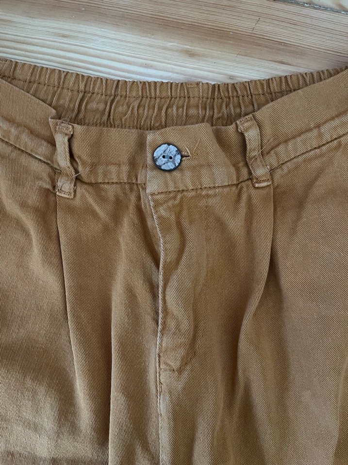 Kadın Kiremit %100 pamuk pantolon - Görsel 3