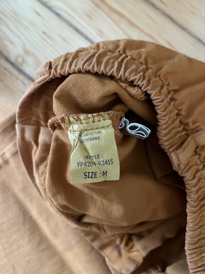 Kadın Kiremit %100 pamuk pantolon - Görsel 4