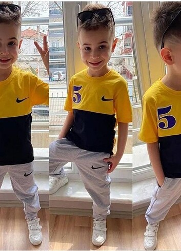 13-14 Yaş Beden Erkek çocuk ikili takım