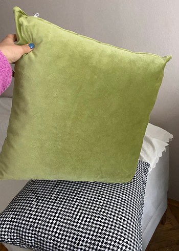 Modern Klasik Yeşil ve siyah beyaz Yastık - Görsel 5