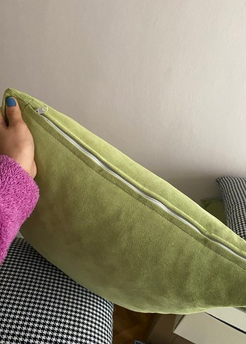 Modern Klasik Yeşil ve siyah beyaz Yastık - Görsel 6