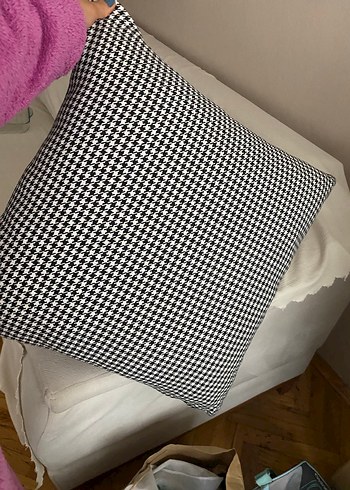 Modern Klasik Yeşil ve siyah beyaz Yastık - Görsel 4