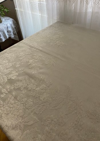 Beyaz Düz Masa Örtüsü - Görsel 7