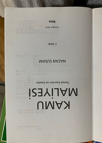 Kamu Maliyesi Temel Kavram ve Esaslar 2. Baskı - Görsel 2