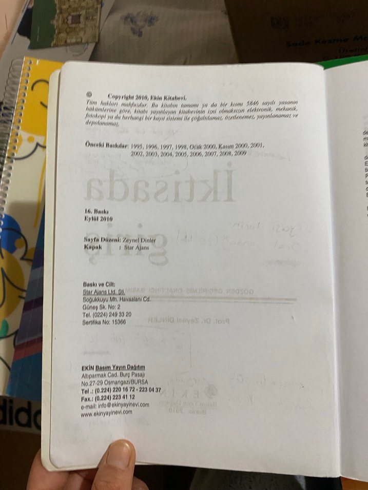 İktisada Giriş - Prof. Dr. Zeynel Dinler - Görsel 2
