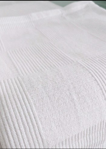 Tek kişilik lüks dama desen pike - Görsel 2