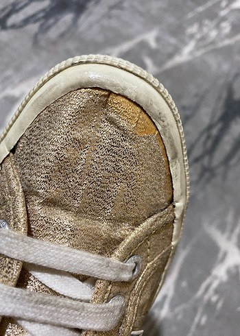 Altın Parlak Kadın Spor Ayakkabı - Görsel 10