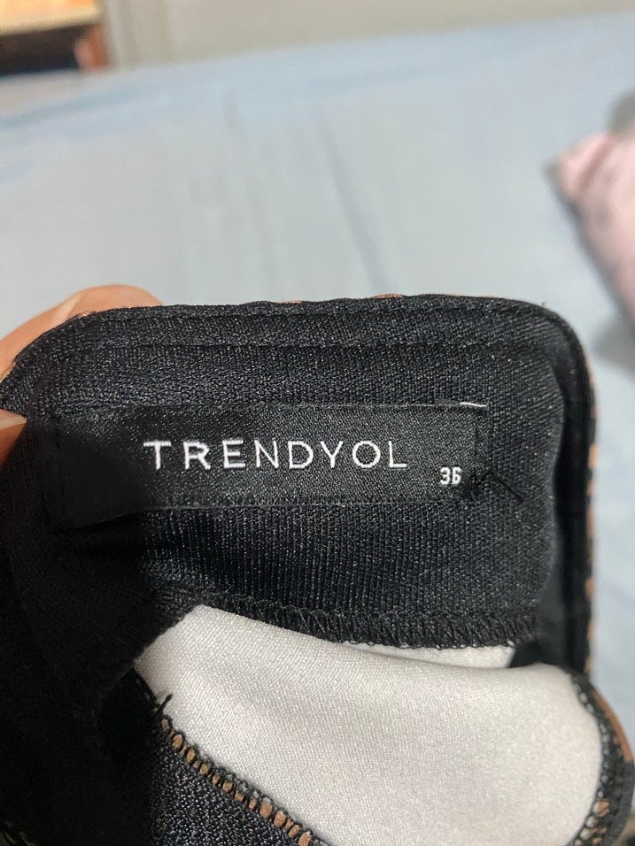 Kahverengi Leopar Desenli korse stili büstiyer - Görsel 5