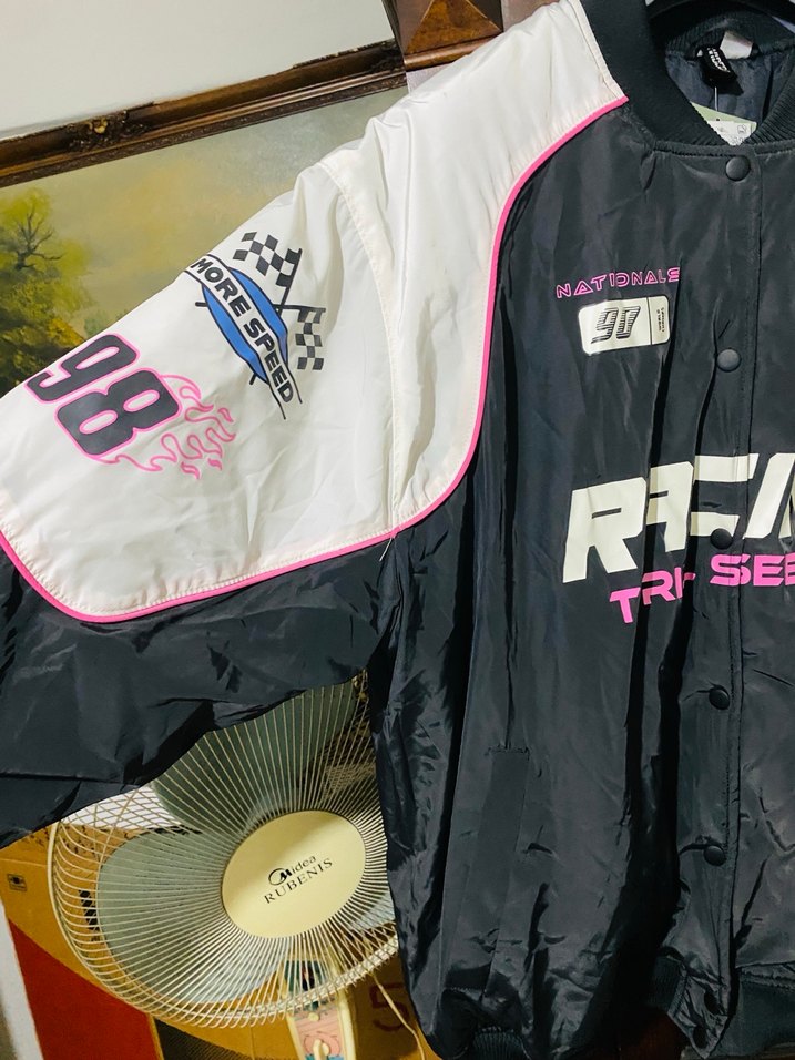 Siyah Baskılı Rahat Kesim unisex - Görsel 4