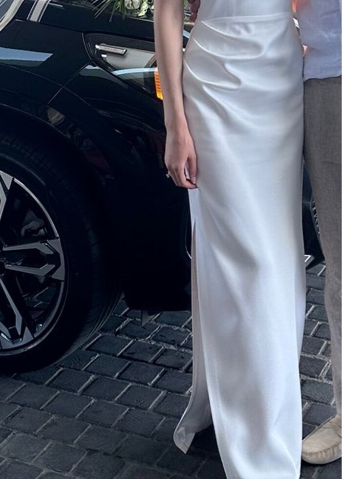 Beyaz elbise - Görsel 3