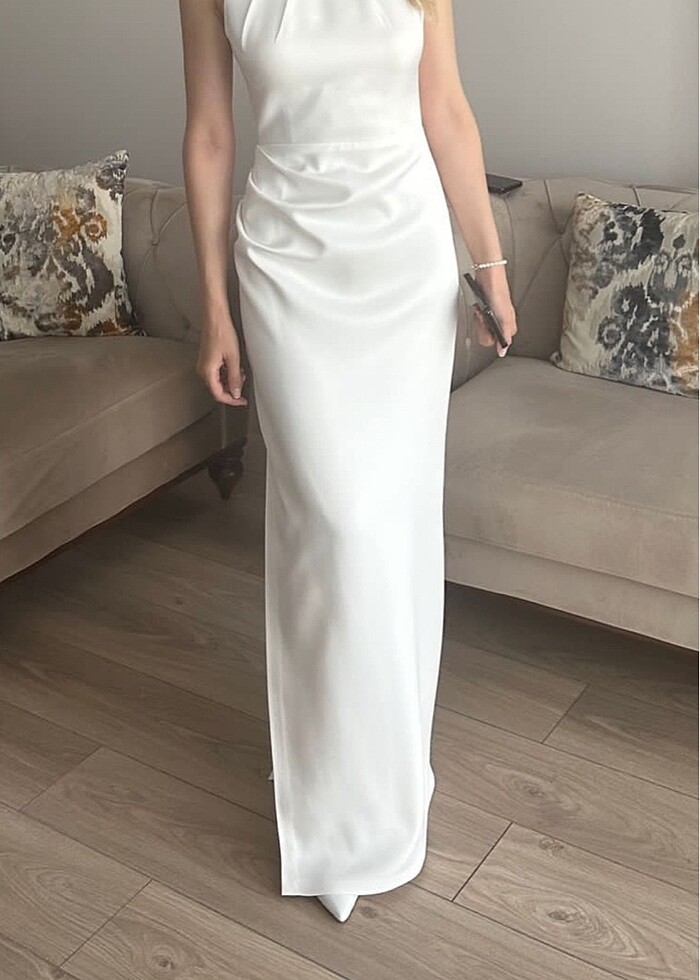 Beyaz elbise - Görsel 4