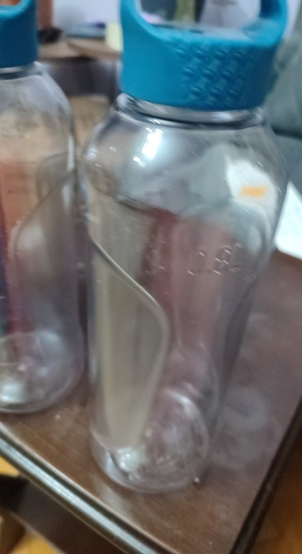 Mavi su matarası ve 2 adet Gri sporcu matarası - Görsel 2