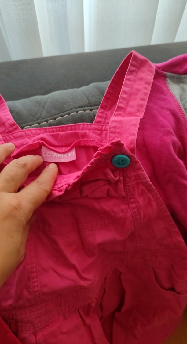 Kız Çocuk elbise ve kapşonlu swet - Görsel 5