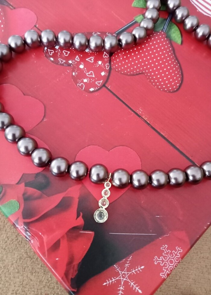 Yeni etiketli inci kolye  - Görsel 2