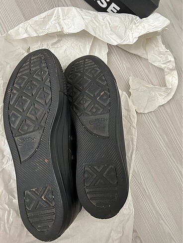 40 Beden siyah Renk Orjinal converse siyah deri