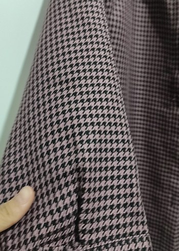 Bordo Kadın Midi Boy Düğmeli hırka - Görsel 4