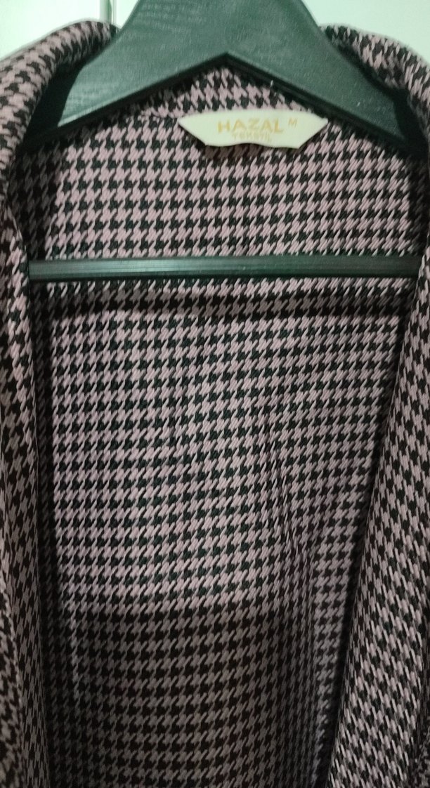 Bordo Kadın Midi Boy Düğmeli hırka - Görsel 2