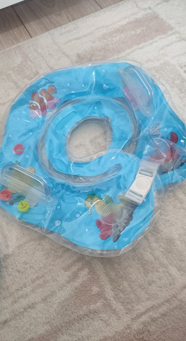 Renkli Mavi Çocuk Boyun Simidi - Görsel 2