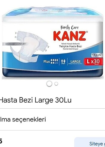 30adet kanz large hasta alt bezi