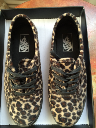 Vans Vans leopar desenli ayakkabı