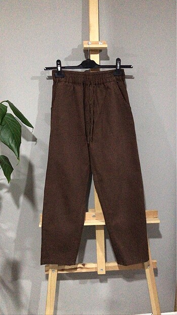 Vintage kahverengi pantolon