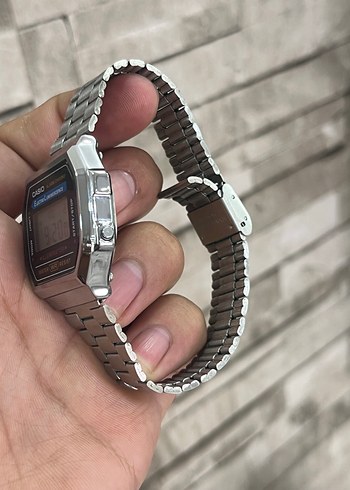  Beden gri Renk Casio A168 orjinal saat sıfır