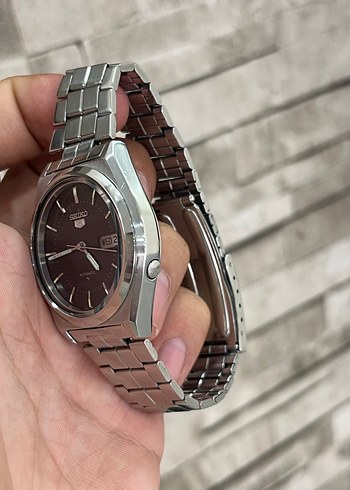  Beden beyaz Renk Seiko 5 orjinal saat tertemiz