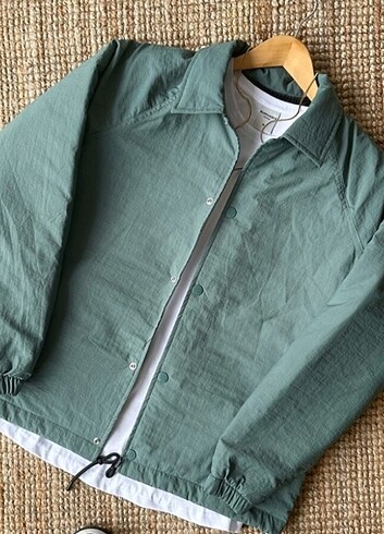 Mint yeşil bomber ceket/mont