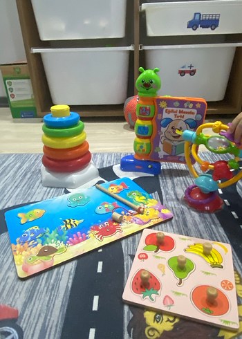 Fisher Price Renkli Egitici Ahsap Oyuncak Seti