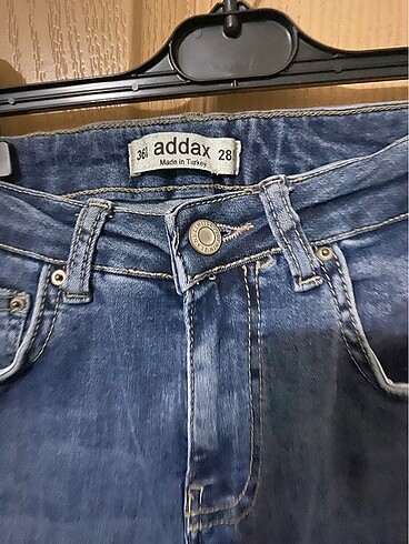 Addax 36 beden kot dar pantolon