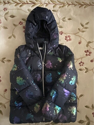 10 Yaş Beden lacivert Renk H&M mont