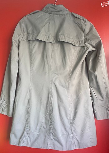 Kadın Bej Midi Düğmeli Trençkot - Görsel 2