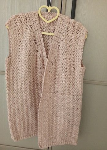 Örgü Kadın Yelek V Yakalı - Görsel 3