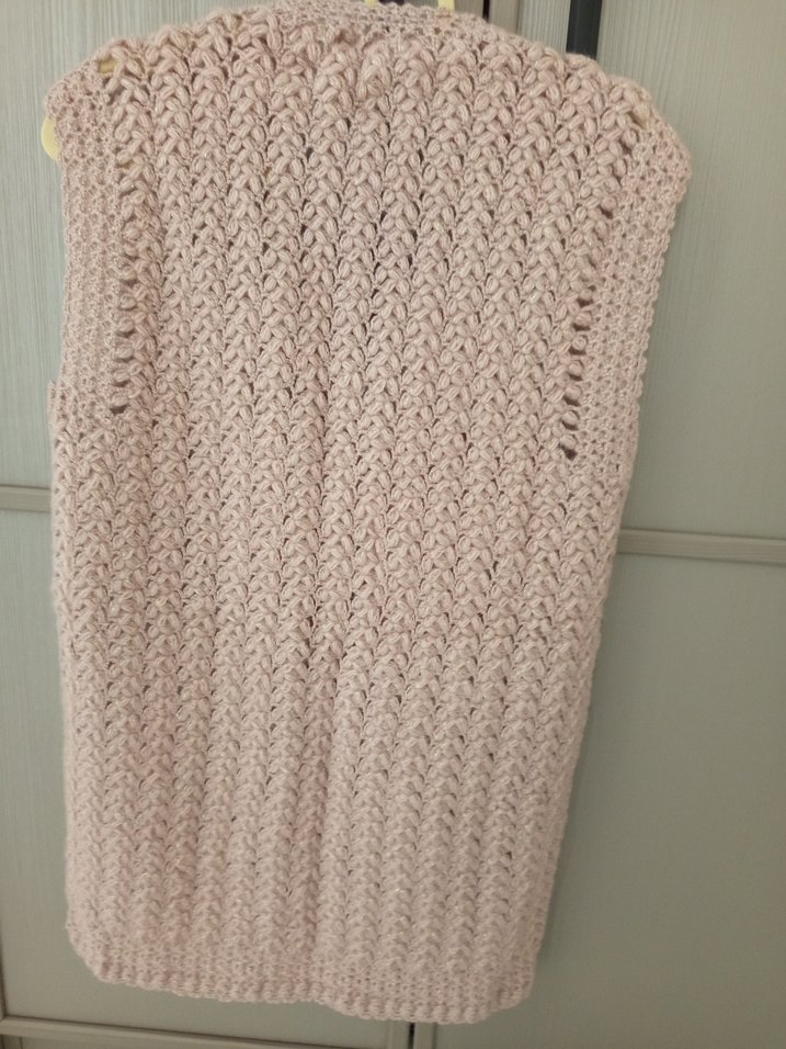 Örgü Kadın Yelek V Yakalı - Görsel 2