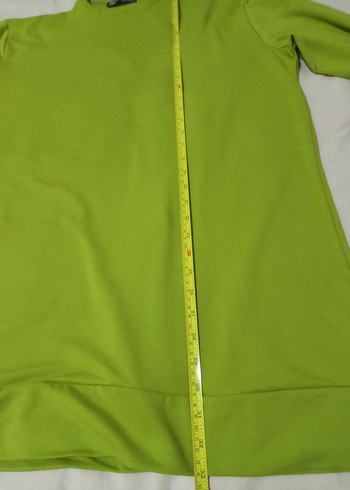 Kadın Yeşil Salaş Sweatshirt - Görsel 5