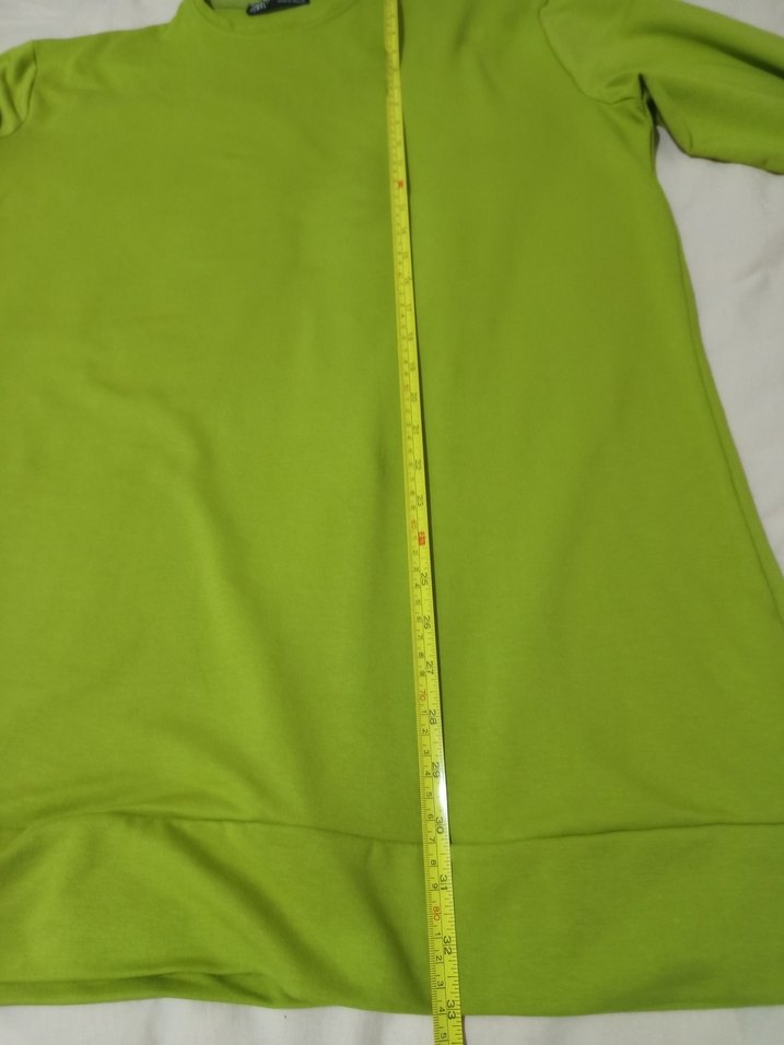 Kadın Yeşil Salaş Sweatshirt - Görsel 5