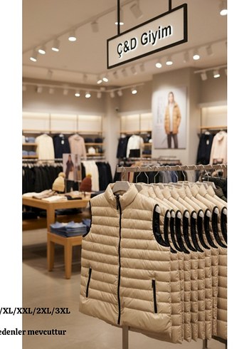 Unisex Camel Kısa Fermuarlı Yelek
