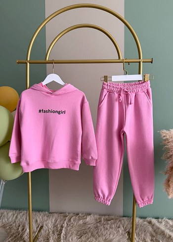 Zara Pembe Kız Çocuk Eşofman Takımı 6-7 yaş