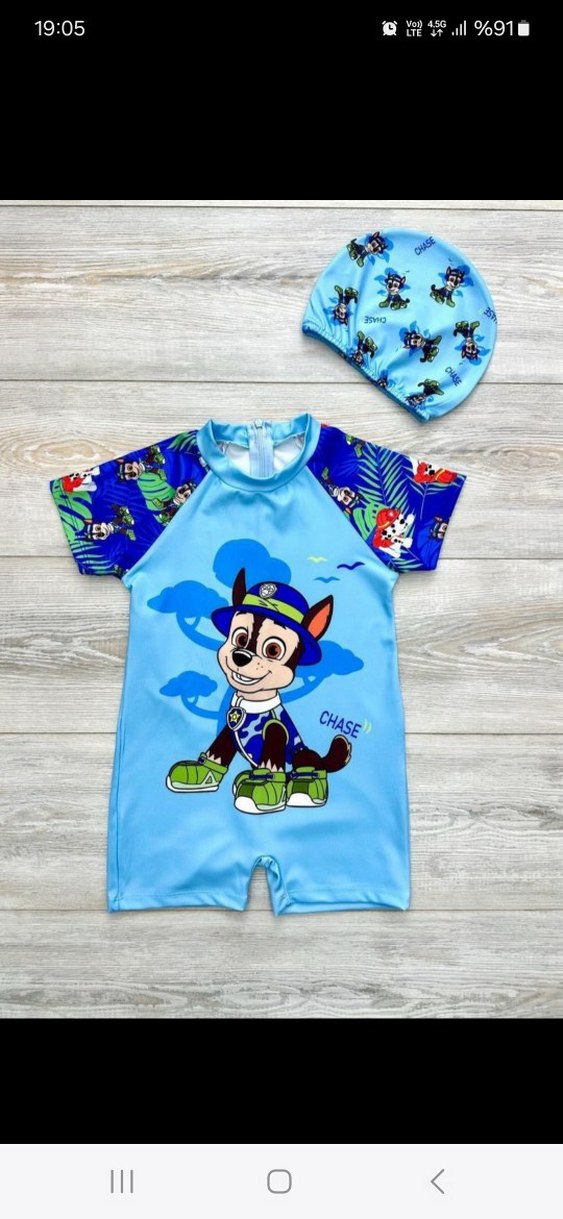 Paw patrol yüzme takım 4-5 yaş - Görsel 5