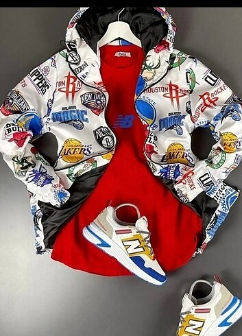 NBA model çocuk yağmurluk 9-10 yaş - Görsel 3