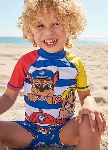 Paw patrol çocuk mayo takım 7-8 yaş  - Görsel 2