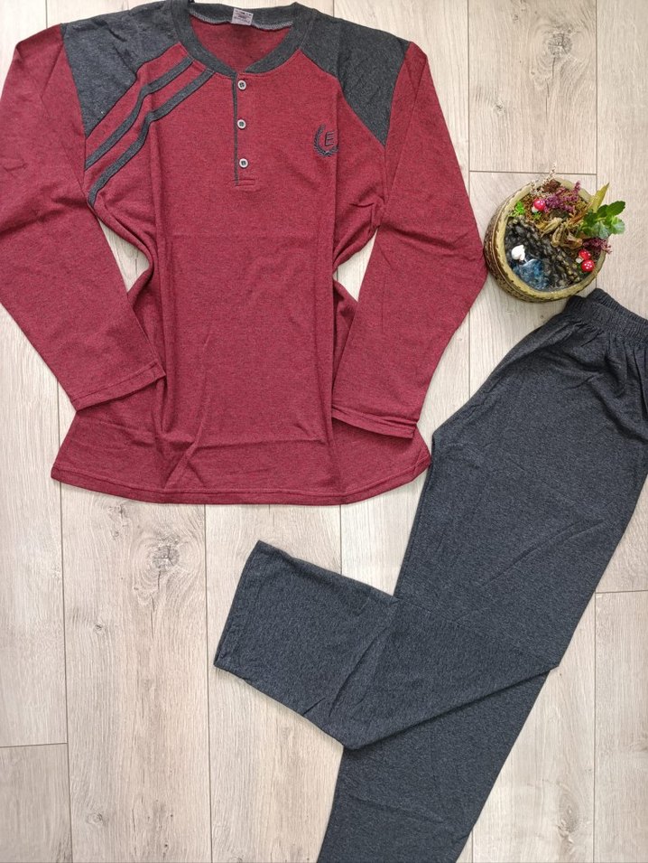 Erkek Uzun Kol Pijama Takımı - Görsel 3